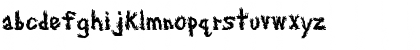 Download AnniesJagged Regular Font Lowercase Preview