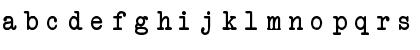 Download Another Typewriter Regular Font Lowercase Preview