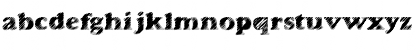 Download AntiGlare Regular Font Lowercase Preview