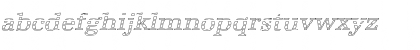 Download AntiquaGo Italic Font Lowercase Preview