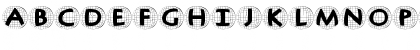 Download AntiquaInGridBalloons Regular Font Lowercase Preview