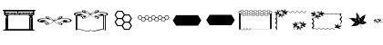 Download ap fancy frames Regular Font Lowercase Preview