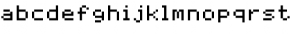 Download AppleII remix Regular Font Lowercase Preview