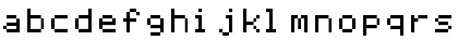 Download AppleII Regular Font Lowercase Preview