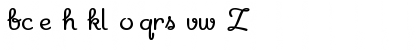 Download Apricot - Alternates Regular Font Lowercase Preview