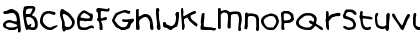 Download April 16 Regular Font Lowercase Preview