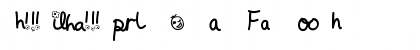 Download April Fool!!! Regular Font Lowercase Preview