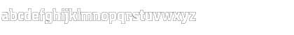 Download AquariusOutline DB Regular Font Lowercase Preview