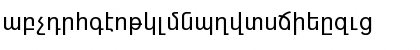 Download ARAGATZ Regular Font Lowercase Preview