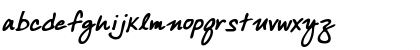 Download ArdleysHand Bold Italic Font Lowercase Preview