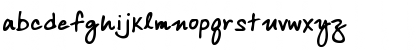Download ArdleysHand Bold Font Lowercase Preview