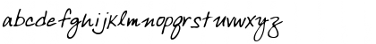 Download ArdleysHand Italic Font Lowercase Preview