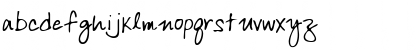 Download ArdleysHand Regular Font Lowercase Preview