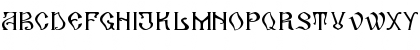 Download Arhaic Romanesc Regular Font Lowercase Preview