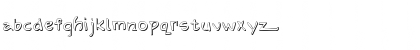Download Arilon Shadow Regular Font Lowercase Preview