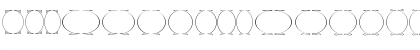 Download ArkSG OvalFrames Font Lowercase Preview