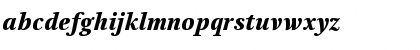 Download Arnhem-BlackItalic Regular Font Lowercase Preview