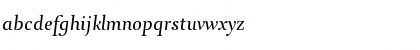 Download ArnhemFine-NormalItalic Regular Font Lowercase Preview