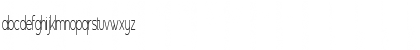 Download Asenine Super Thin Regular Font Lowercase Preview