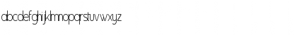 Download Asenine Thin Regular Font Lowercase Preview
