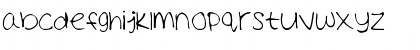 Download Ashley's Handwriting Regular Font Lowercase Preview