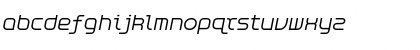 Download Aspirin AdvanceItalic Regular Font Lowercase Preview