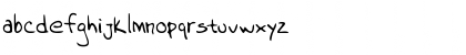Download AstersHand Regular Font Lowercase Preview