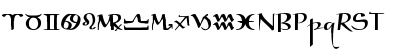 Download AstroGanza Regular Font Lowercase Preview