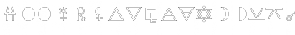Download AstrotypeP LT Std Outline Regular Font Lowercase Preview