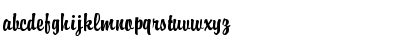 Download ATBrophyScript Medium Font Lowercase Preview