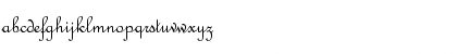Download ATFrenchScript Regular Font Lowercase Preview