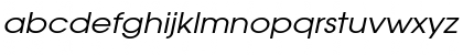 Download AtillaWide Italic Font Lowercase Preview