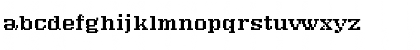 Download AtlantisTextBold Regular Font Lowercase Preview