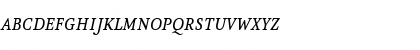 Download AtmaSerifTF-BookItalicMC Regular Font Lowercase Preview