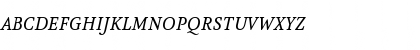 Download AtmaSerifTF-BookItalicQC Regular Font Lowercase Preview