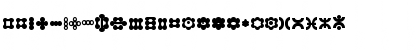 Download Atomium-Dingbats Regular Font Lowercase Preview