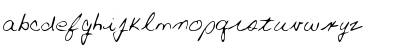 Download AubreysHand Regular Font Lowercase Preview