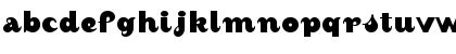 Download AugustBlack Regular Font Lowercase Preview