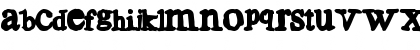 Download Aulden Times Over Weight Font Lowercase Preview