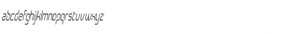 Download Aunchanted Condense Oblique Regular Font Lowercase Preview