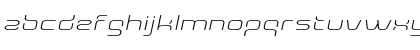 Download AunchantedThinExpandedOblique Regular Font Lowercase Preview