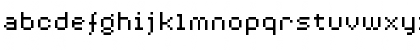 Download AuX DotBitC Xtra Regular Font Lowercase Preview