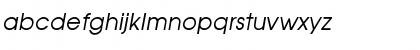 Download AvantGarde-Thin-Italic Regular Font Lowercase Preview
