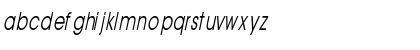 Download AvantGuardCondSW Italic Font Lowercase Preview