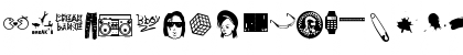 Download Awesome 80's BV Regular Font Lowercase Preview