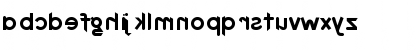 Download Awkward backwards Regular Font Lowercase Preview
