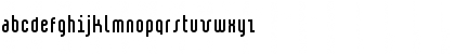 Download AXswar Regular Font Lowercase Preview