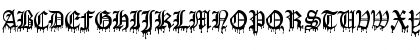 Download Blood Of DraculaSW Regular Font Lowercase Preview
