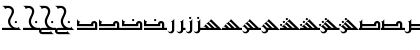 Download AYM Shurooq 20 Normal Font Lowercase Preview