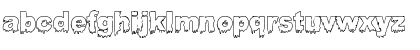 Download Bloody Stump Gutted Regular Font Lowercase Preview